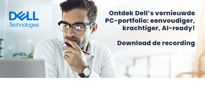 Ontdek Dells vernieuwde PC-portfolio: eenvoudiger, krachtiger, AI-ready! Download recording.