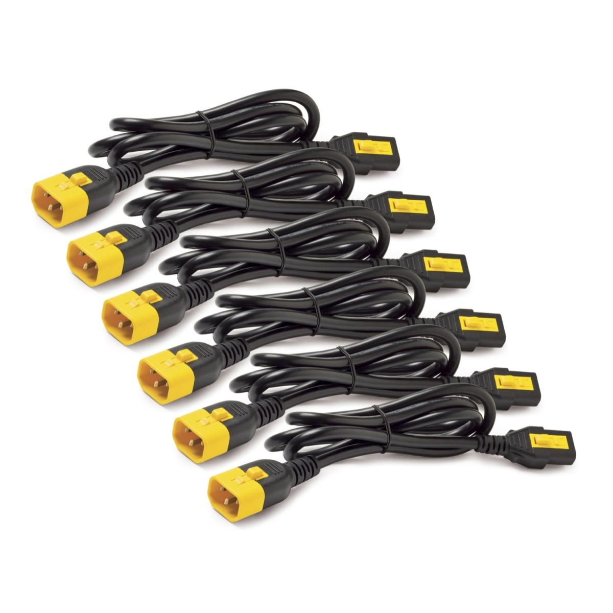Power Cord Kit, Locking, C13 to C14/ 1.2m - 6pk