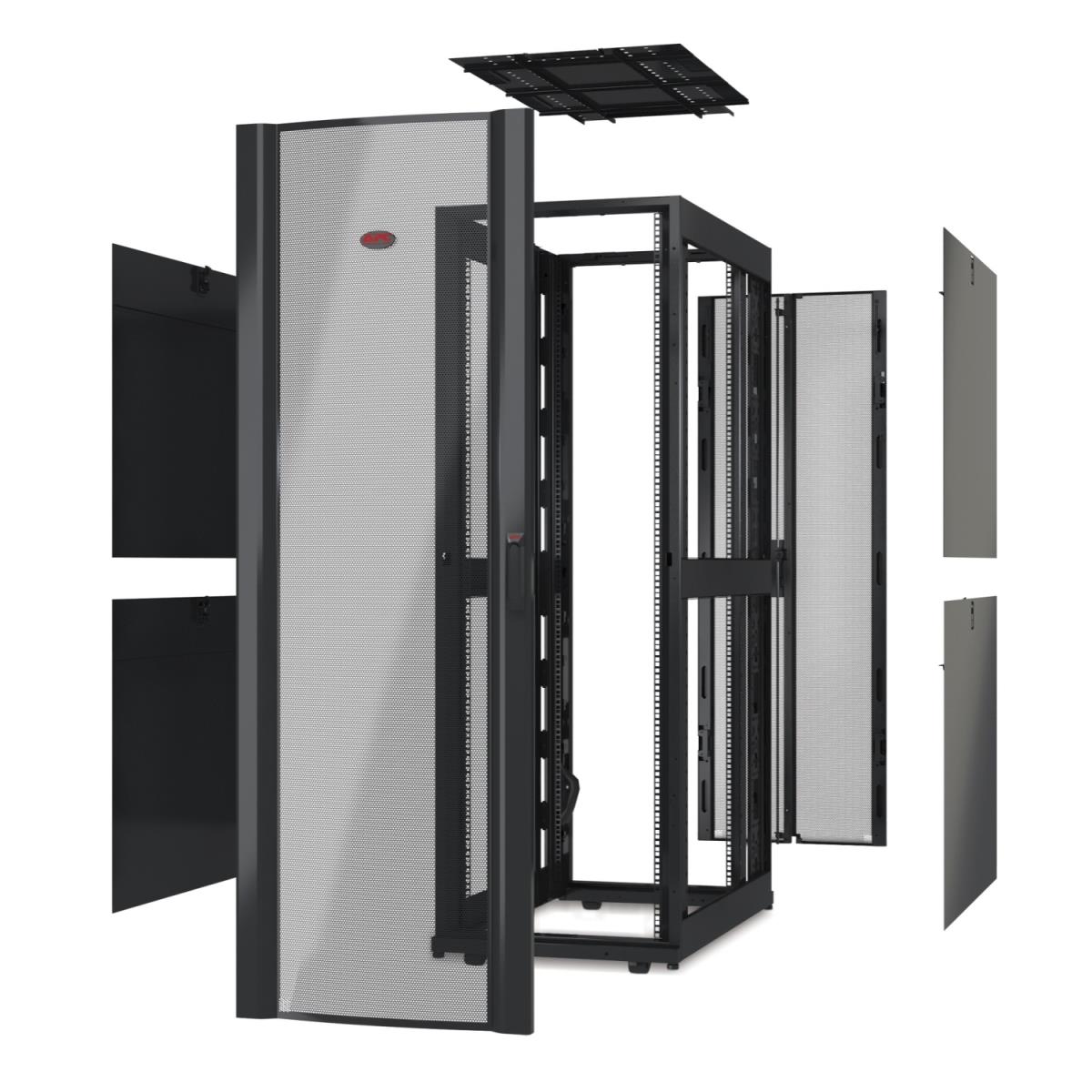 NetShelter SX, Server Rack Enclosure, 42U, without Sides and Doors, Black, 1991H x 600W x 1070D mm