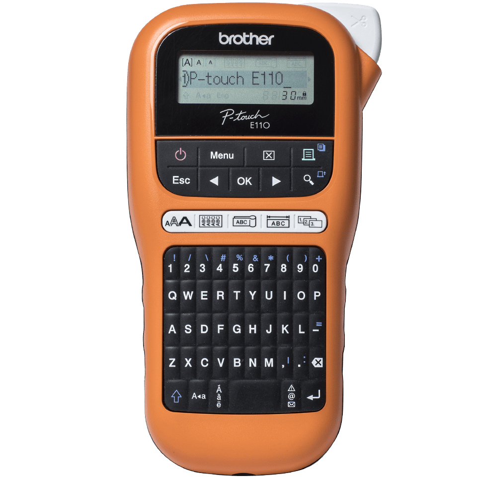 Pt-e110vp - Handheld Label Printer - Thermal Transfer - 12mm - Abc