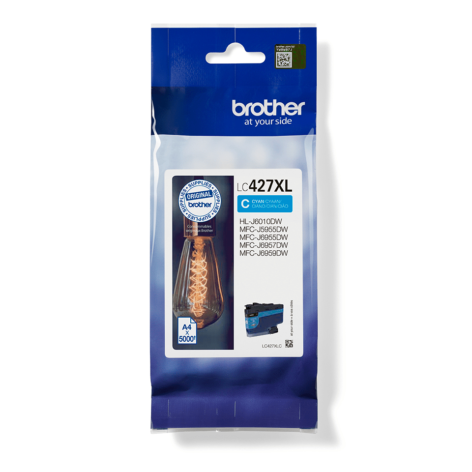 Ink Cartridge - Lc427xlc - 5000 Pages - Cyan