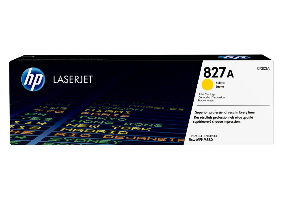 HP Toner Cartridge - No 827A - 32k Pages - Yellow