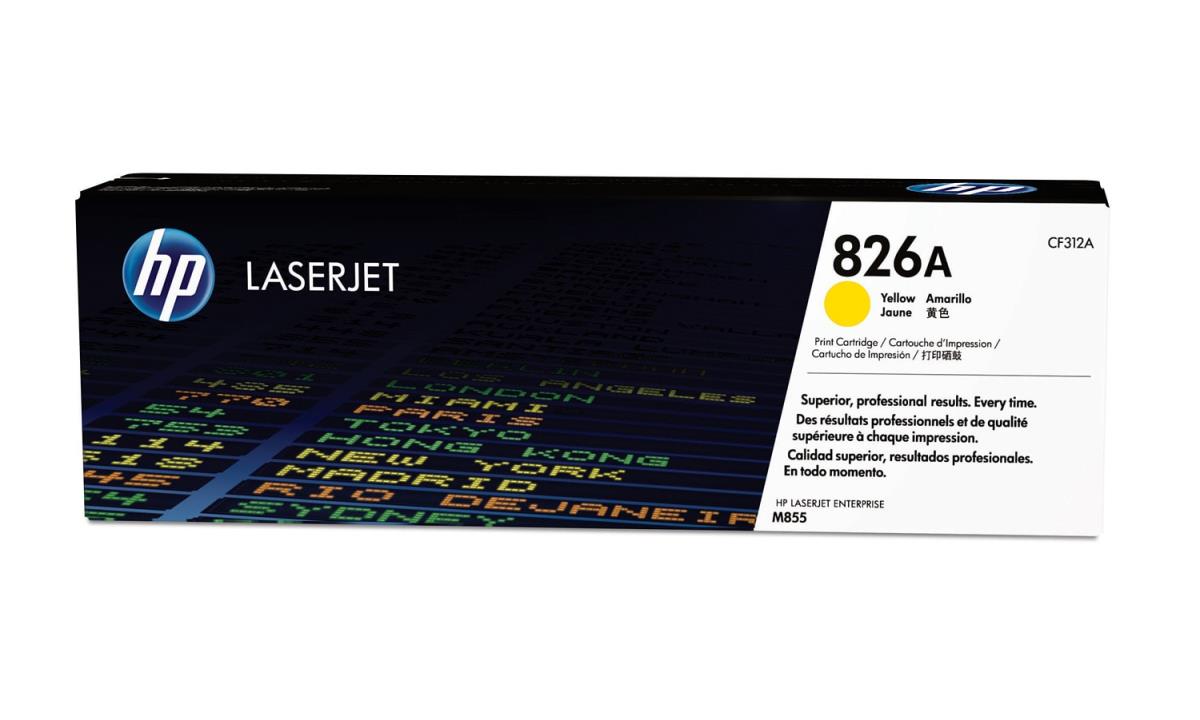 HP Toner Cartridge - No 826A - 31.5k Pages - Yellow
