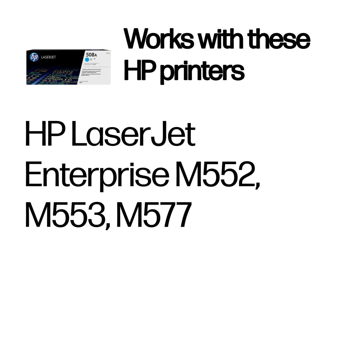 HP Toner Cartridge - No 508A - 5k Pages - Cyan