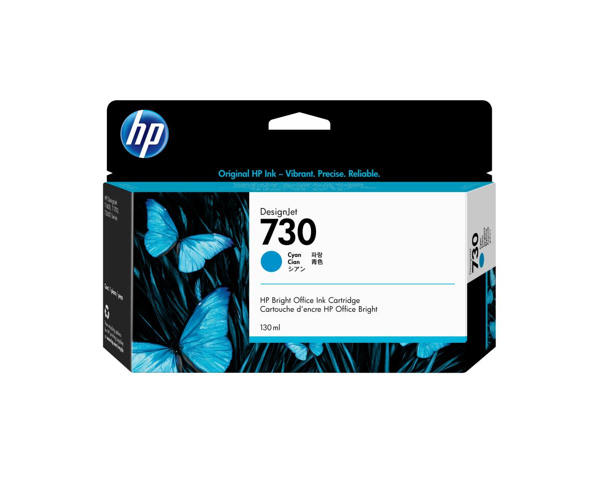 HP Ink Cartridge - No 730 - 130ml - Cyan