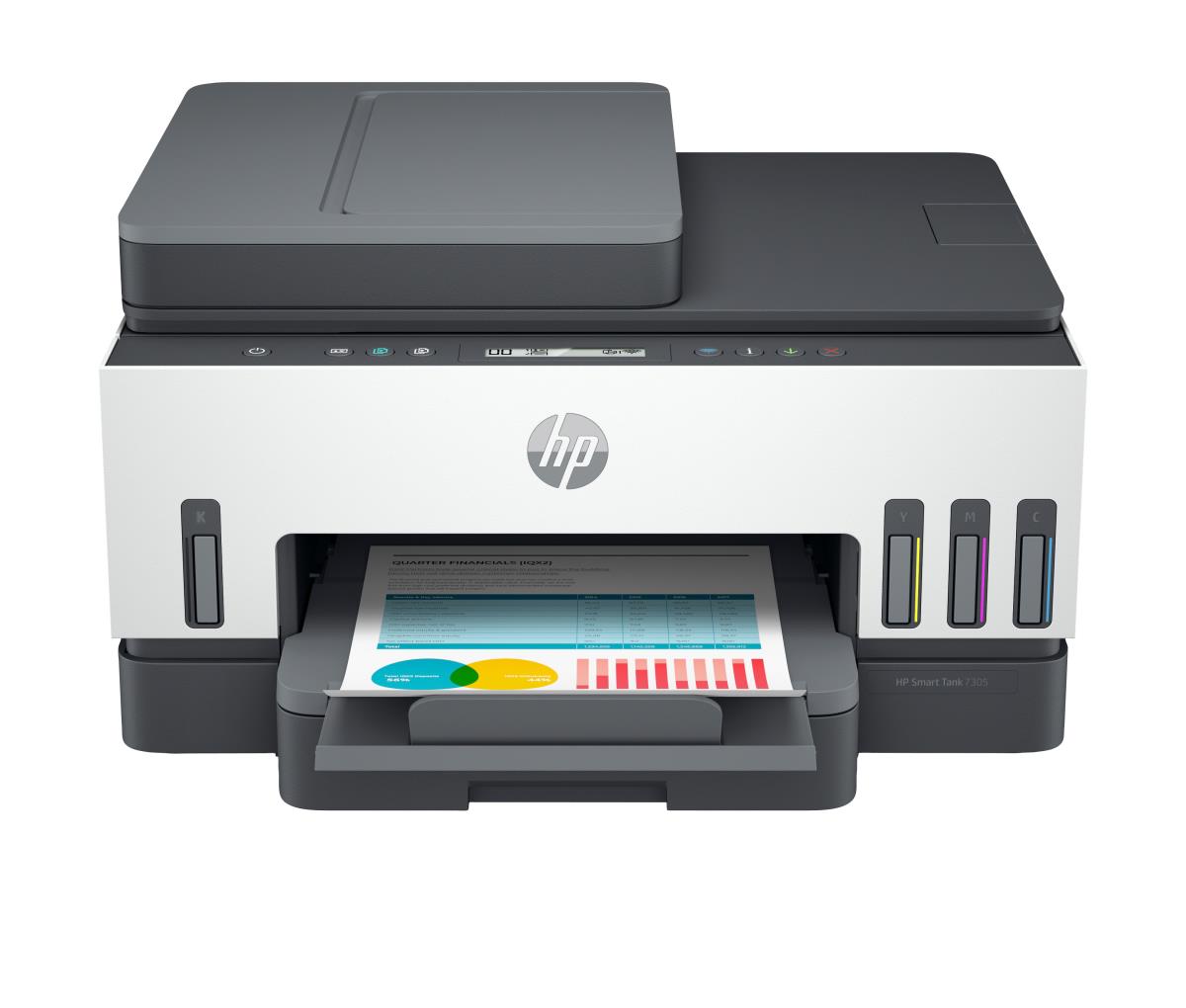 HP Smart Tank 7305 - All-in-One Printer - Inkjet - A4 - USB / Wi-Fi / Bluetooth / Ethernet