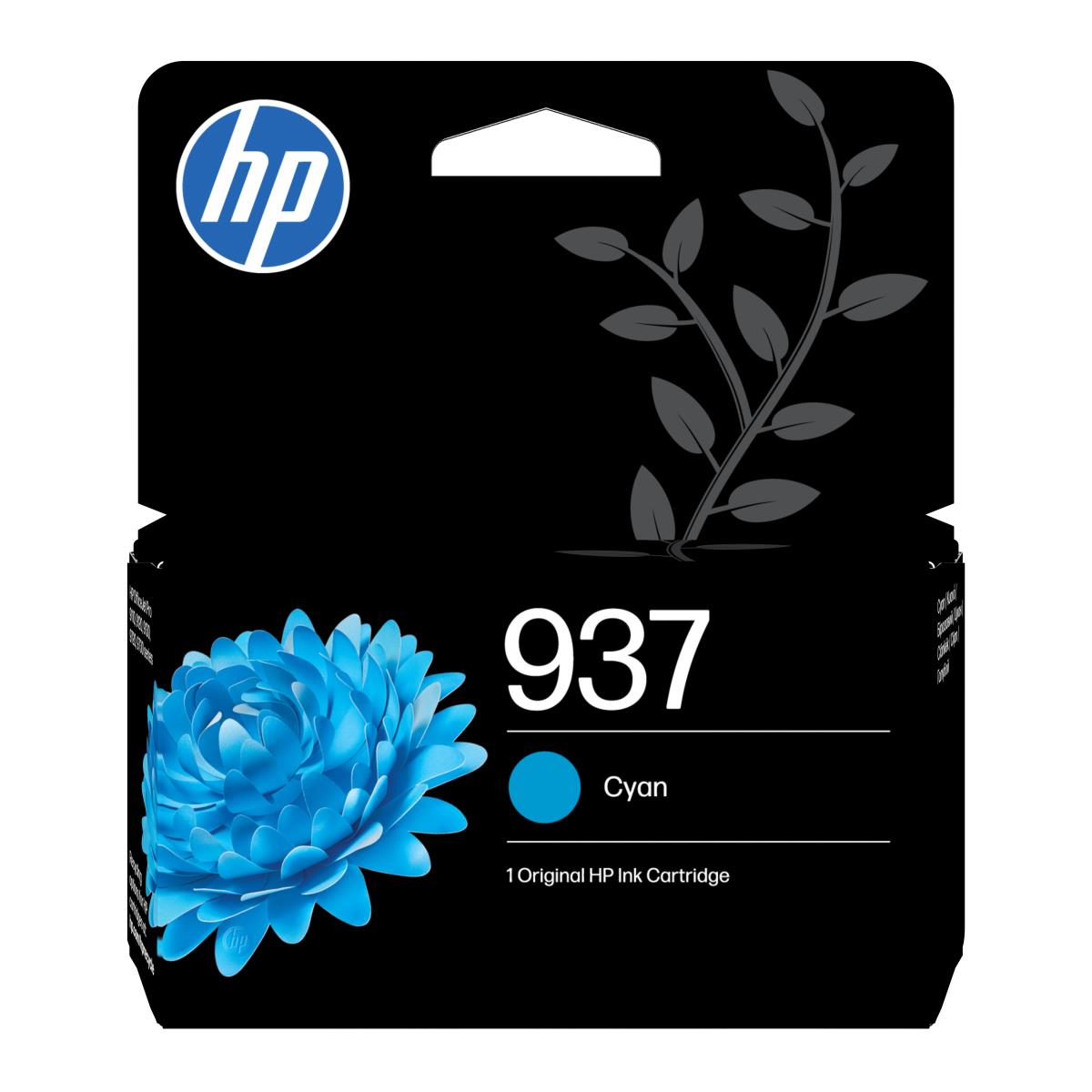 HP Ink Cartridge - No 937 - 800 Pages - Cyan