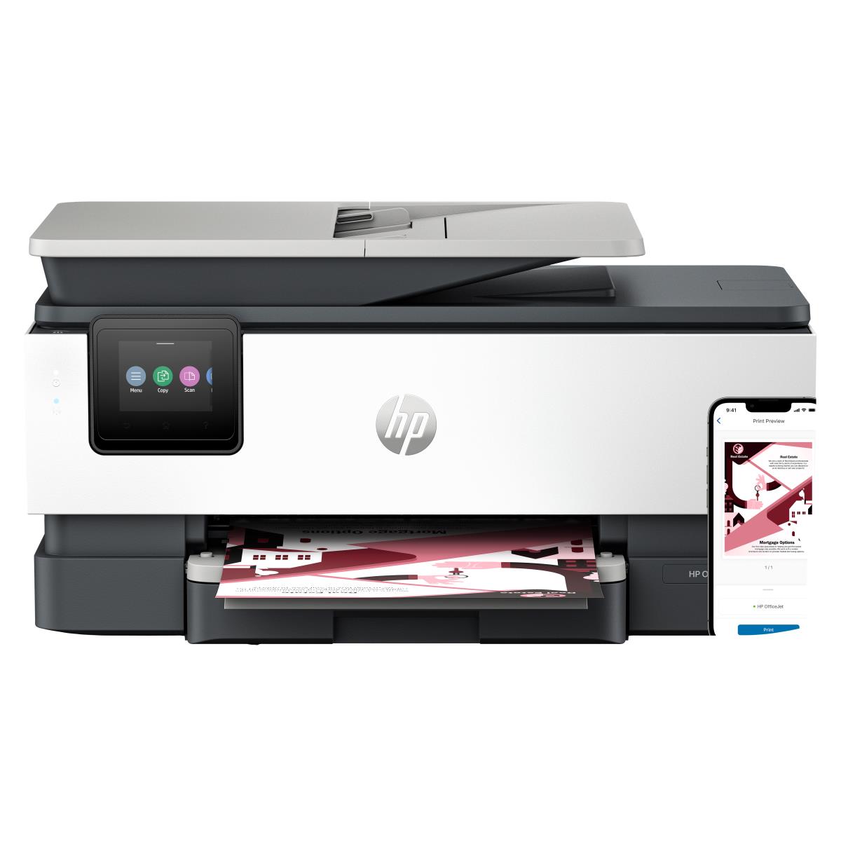 HP OfficeJet Pro 8122e - Color All-in-One Printer - Inkjet - A4 - USB / Ethernet / Wi-Fi