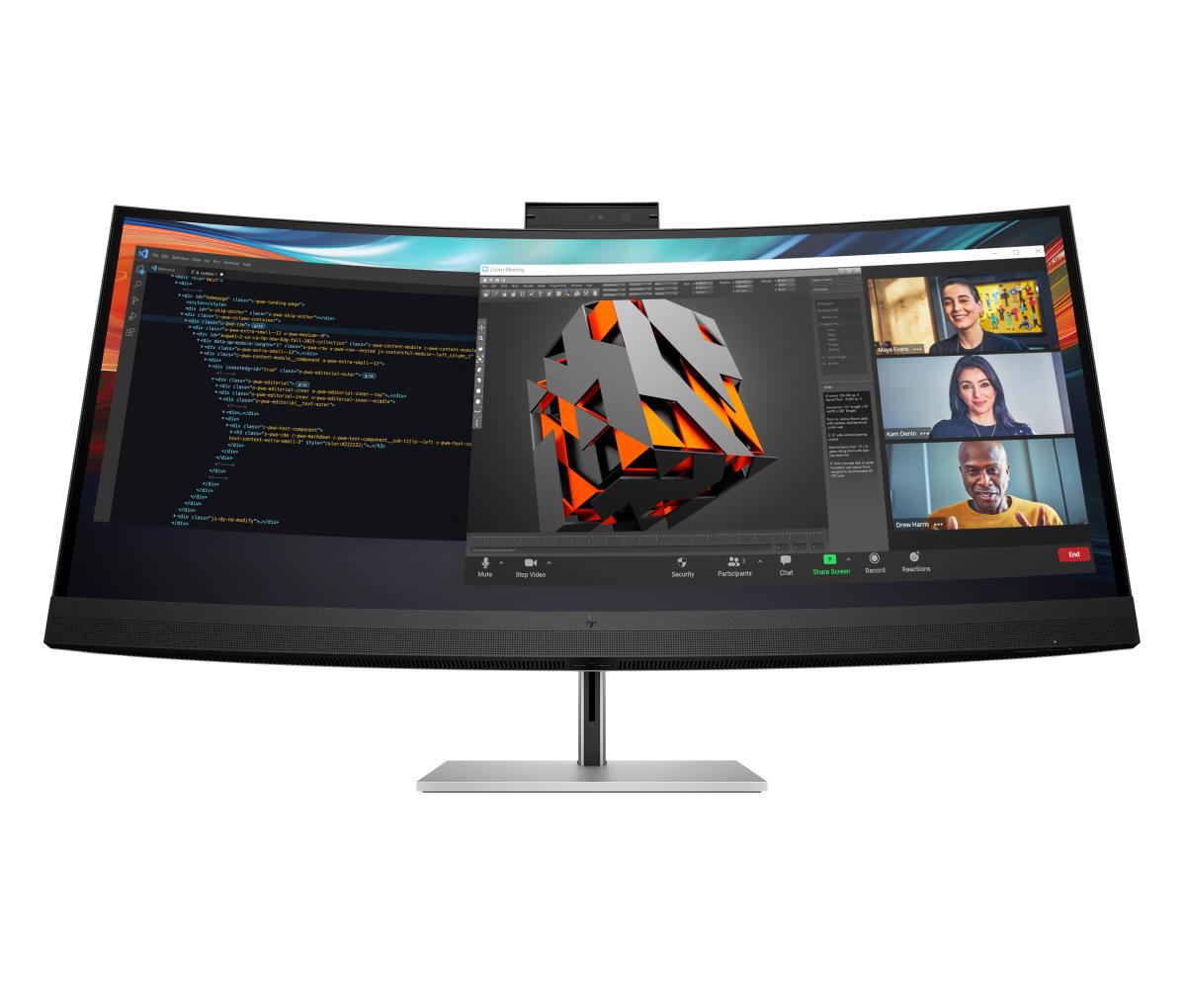 HP Curved Conferencing Monitor - Series 7 Pro 740pm - 40in - 5120x2160 (WUHD) - IPS