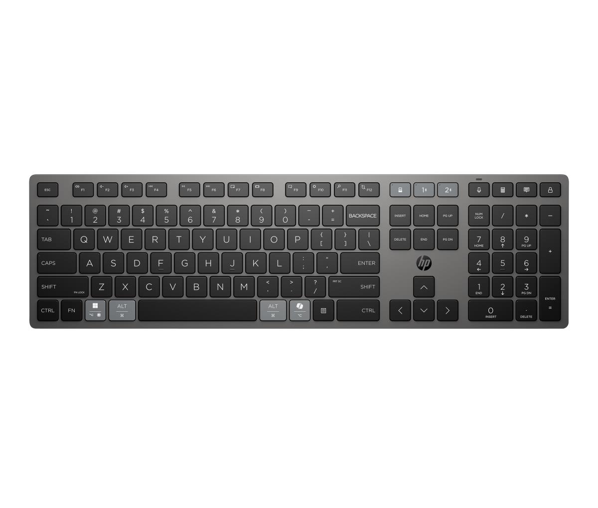 HP Multi-Device Rechargeable Wireless Keyboard 725 - Azerty Belgian