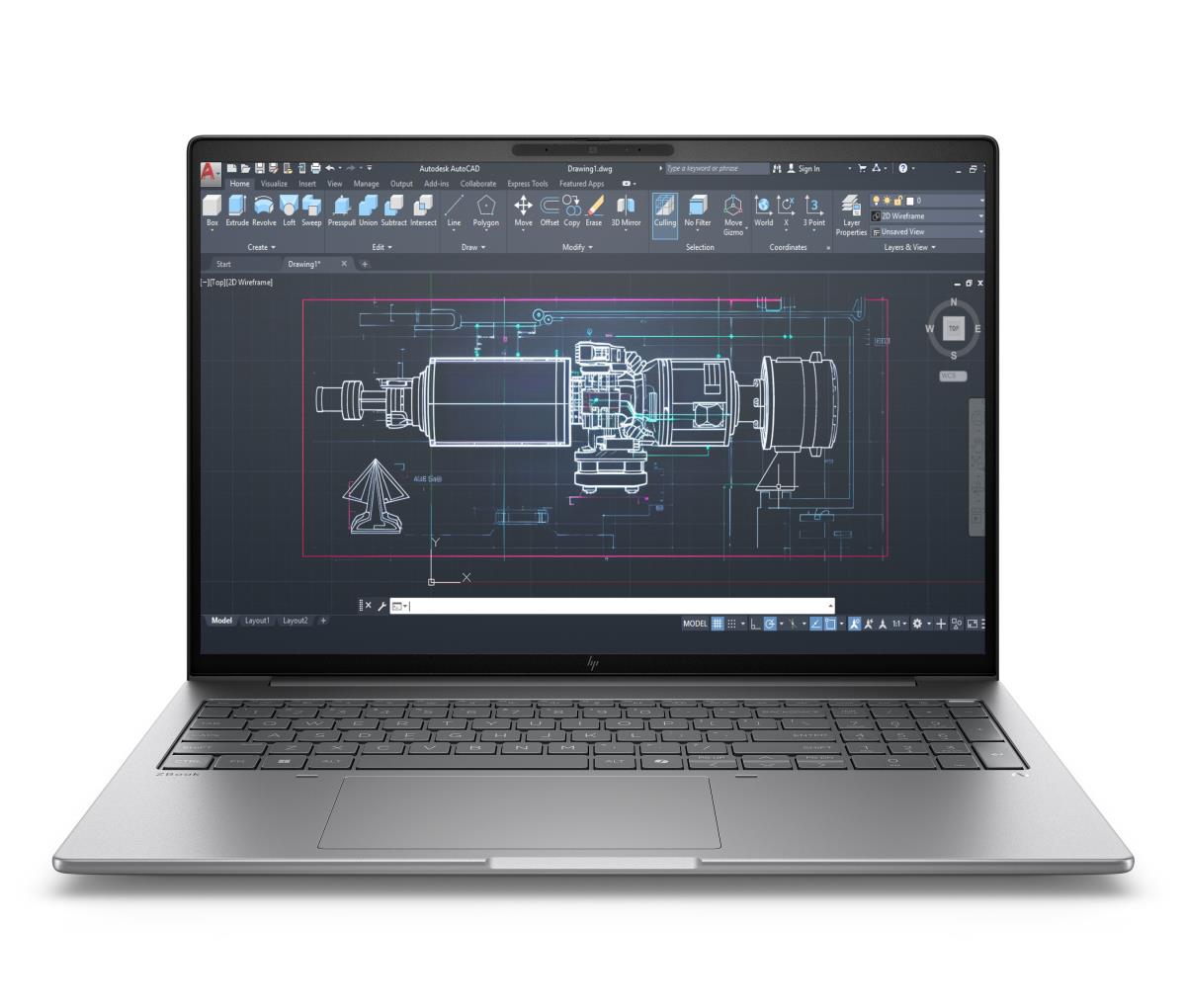 HP ZBook 8 G1i - 16in - Core Ultra 7 255H - 32GB RAM - 1TB SSD - RTX 500 4GB - Win11 Pro - Azerty Belgian