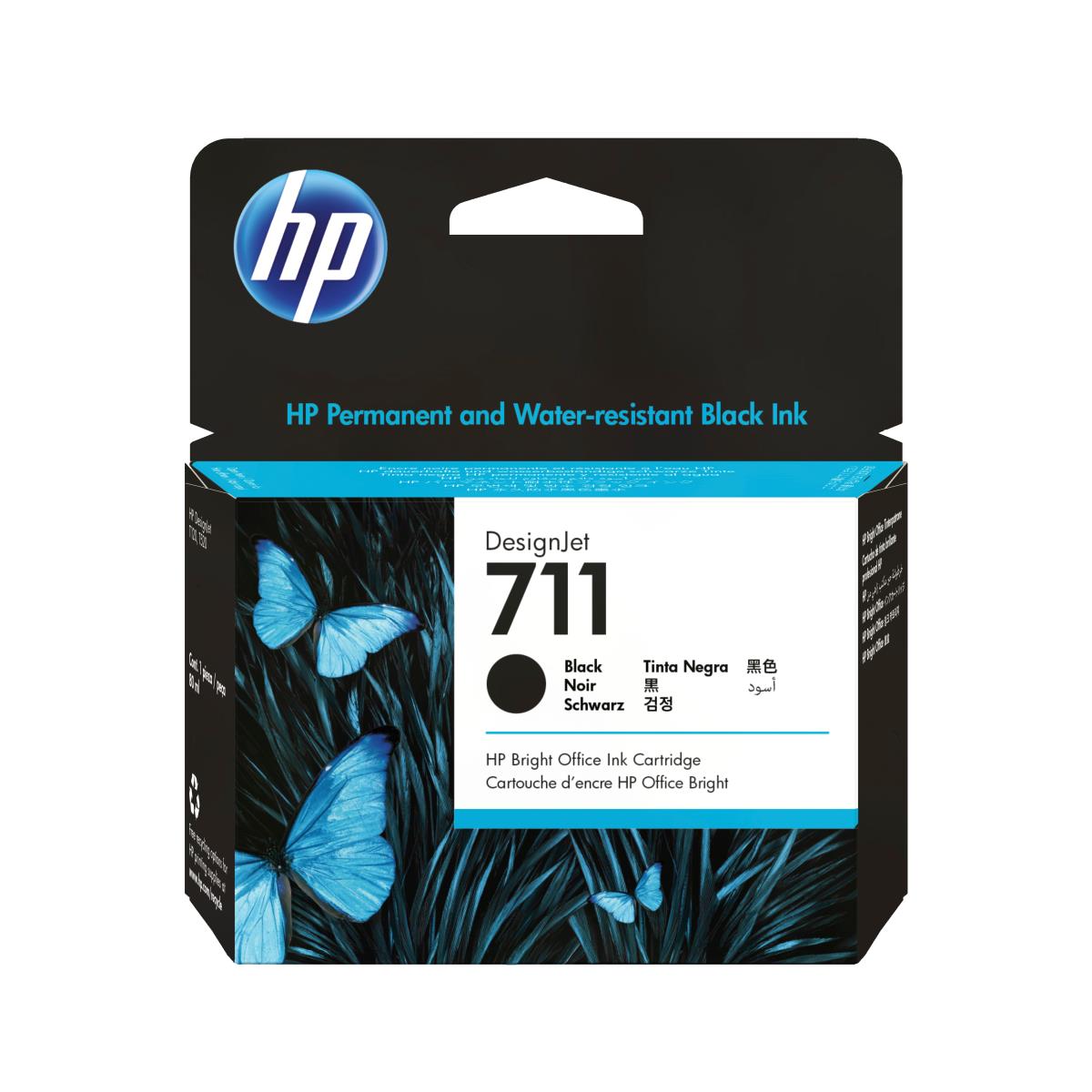 HP Ink Cartridge - No 711 - 80ml - Black