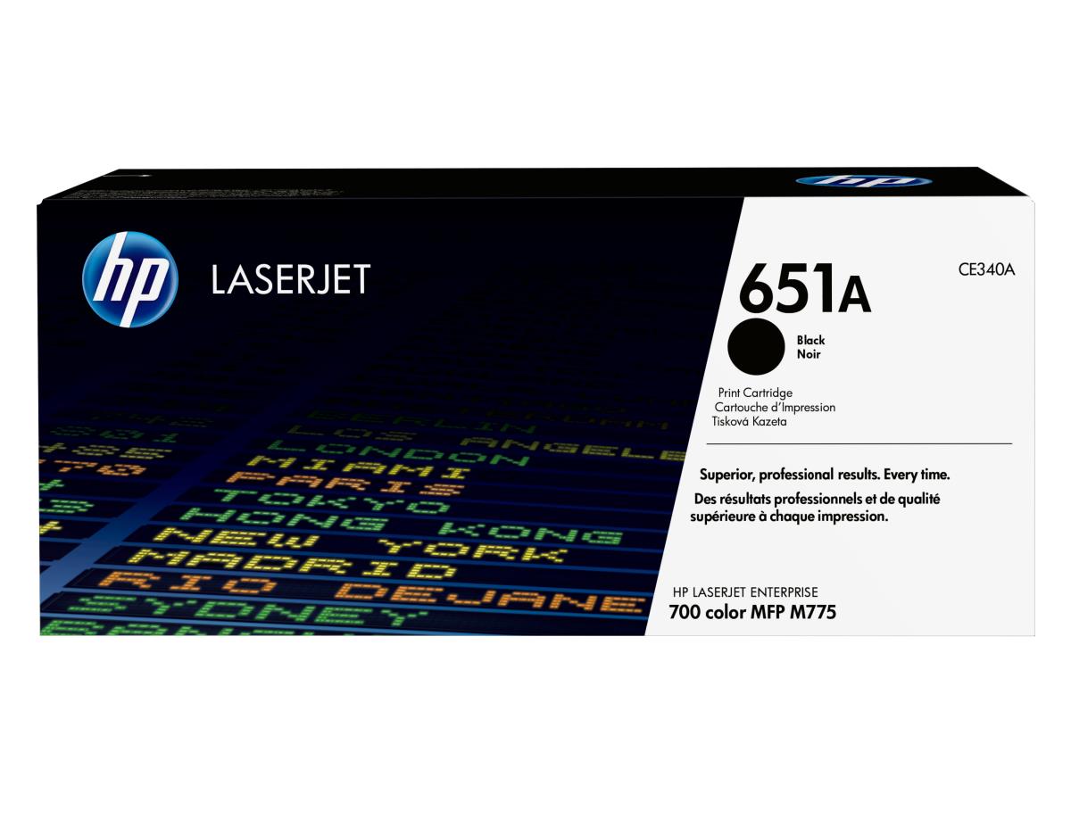 HP Toner Cartridge - No 651A - 13.5k Pages - Black