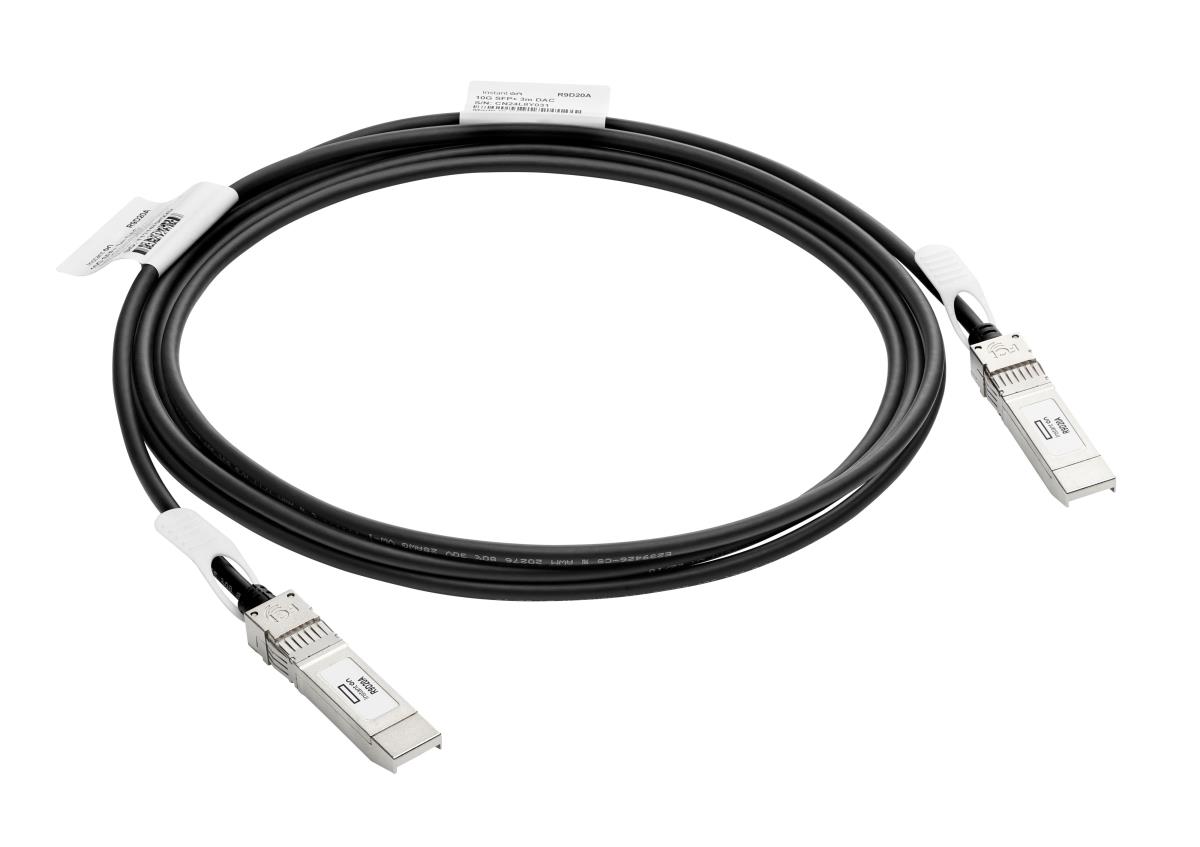 Aruba 10G SFP+ to SFP+ 3m Direct Attach Copper Cable (J9283D)