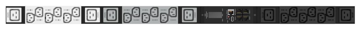 HPE G2 Metered Vertical - Power distribution unit (rack-mountable) - AC 400 V - 22000 VA - 3-phase
