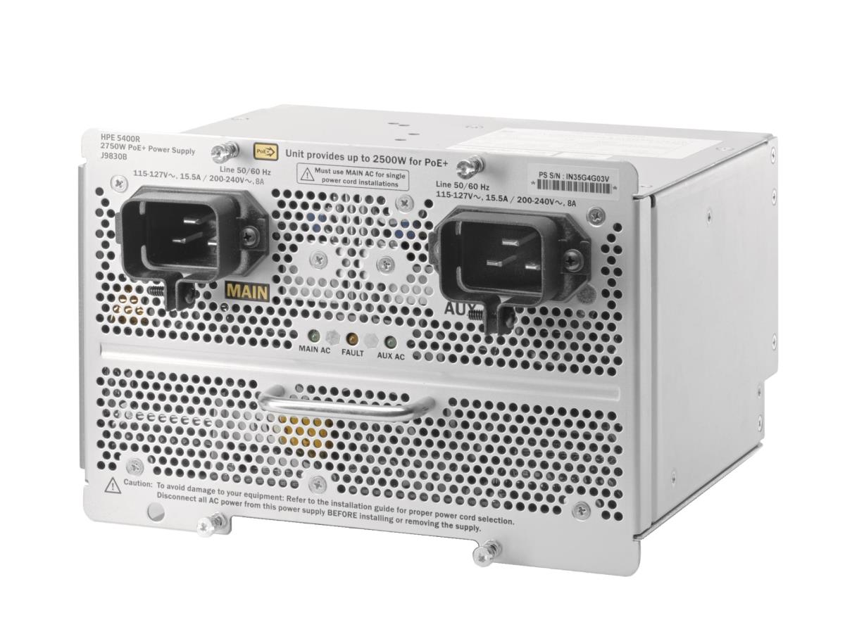 Aruba 5400R 2750W PoE+ zl2 Power Supply
