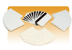 Zebra Plastic Card, 30 Mil Blank Recycled Card (500)