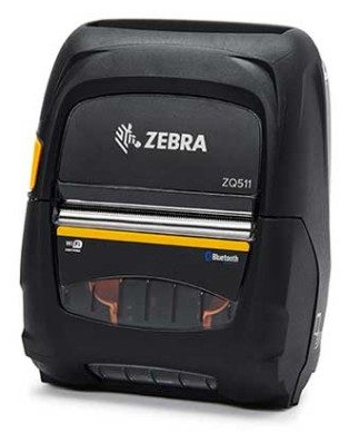 Zq511 - Printer - Mobile - Direct Thermal - 80mm - Bluetooth LCD Display, Linerless Platen Black Mark Sensor, Gap Sensor, With Battery, 3250mah