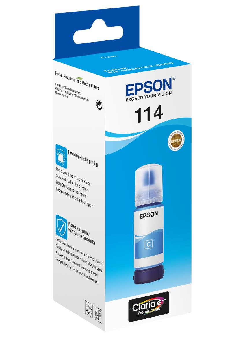 Ink Bottle - 114 Ecotank - Cyan