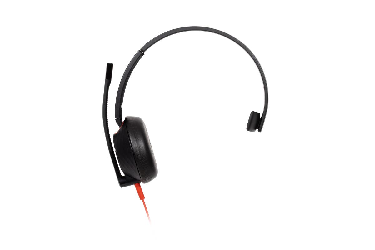 HP Headset Blackwire 5210 - Monaural  - USB-c / 3.5mm - Bulk