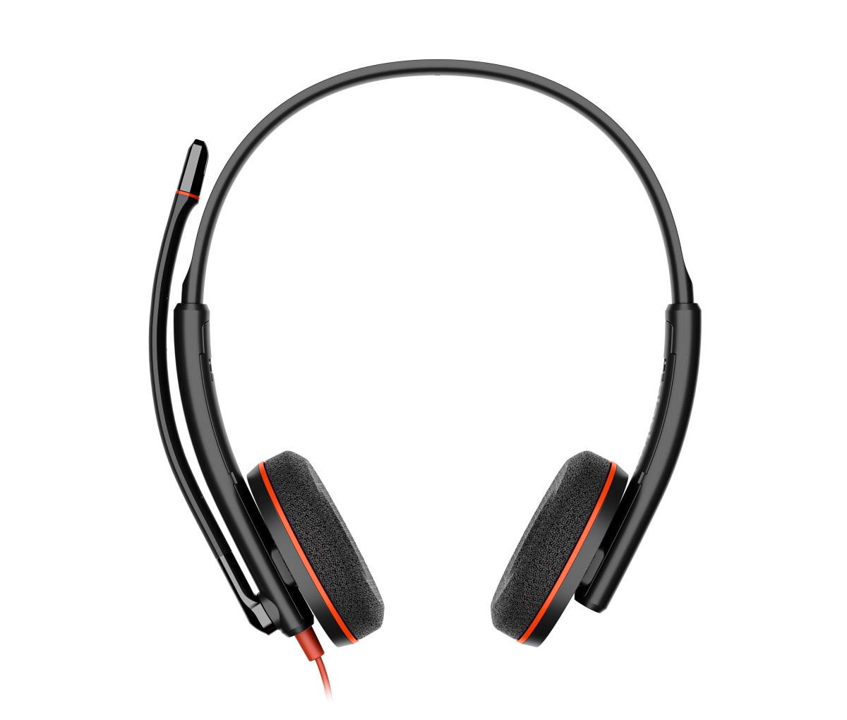 HP Headset Blackwire C3220 - Stereo - USB-c - Black