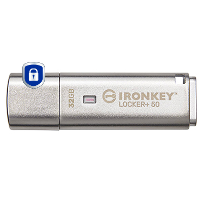 Ironkey Locker+ 50 - 32GB USB Stick - USB 3.2 - Aes 256-bit Encrypted