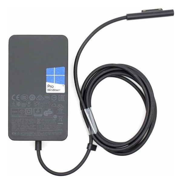 Surface Power Supply 65w Black Eu Power Cord