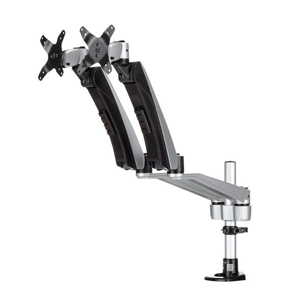 Dual Monitor Mount Full Motion Articulating Arms - Stackable