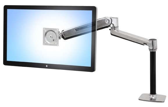 Monitor Mount - LX HD Sit-Stand - Desk - 1 monitor - Tilt/Pan/Rotate - up to 46in - Aluminium