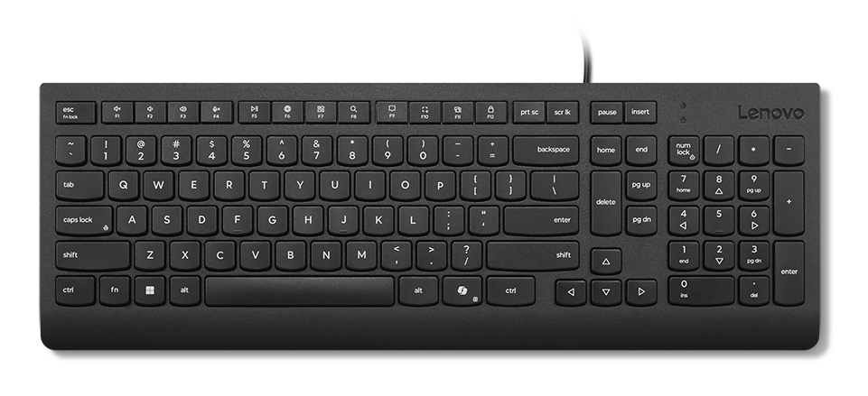 Essential Wired Keyboard Black - Qwerty US