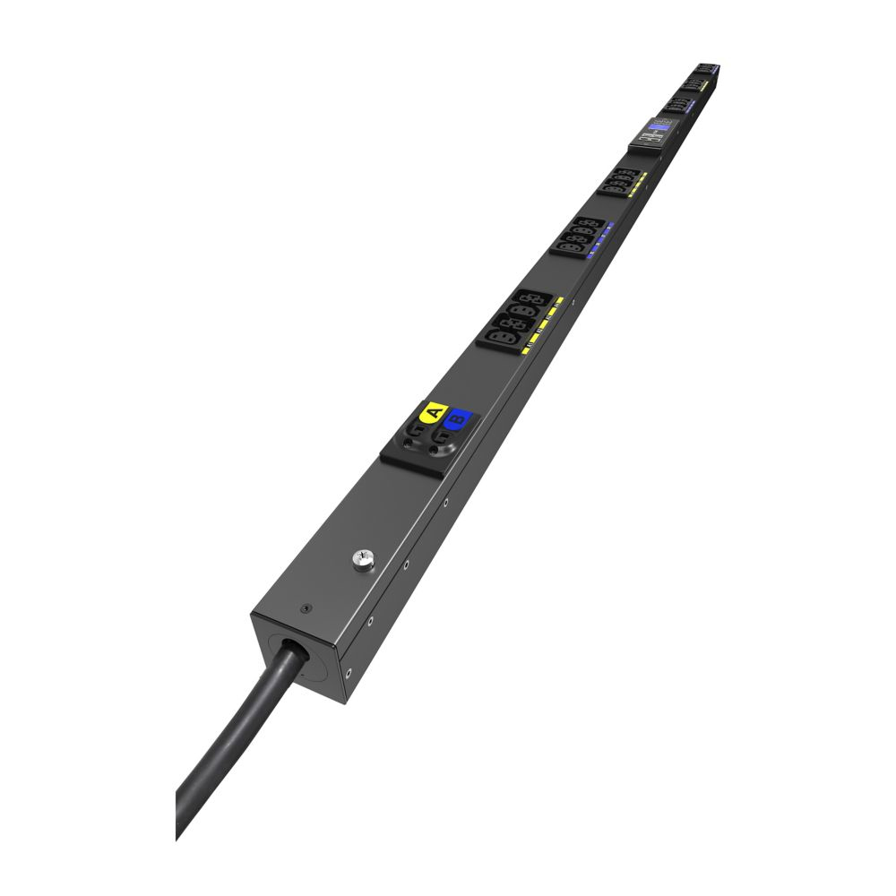 Metered Input G4 Rack PDU, 0U, 39U, IEC-60309 input, 3m cord, 1ph, 7.4kW, 32A, 200-240V, 24 outlets (12)C13, (12)C39