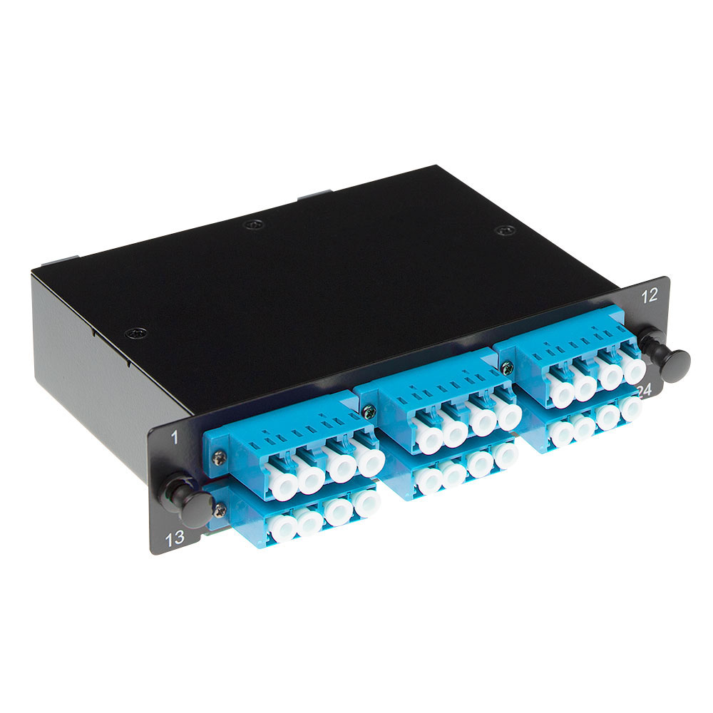 Fanout Cassette 24 Fibers Mtp-mpo Low Loss Os2 Blue
