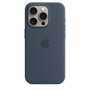 iPhone 15 Pro - Silicone Case With Magsafe - Storm Blue