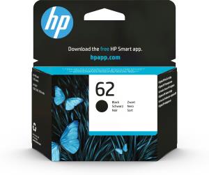 HP Ink Cartridge - No 62 - 200 Pages - Black