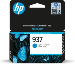 HP Ink Cartridge - No 937 - 800 Pages - Cyan
