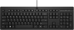 HP Wired Keyboard 125 - Black - Qwerty Int'l