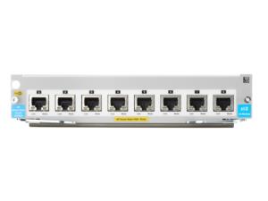 HP 8-port 1/2.5/5/10GBASE-T PoE+ MACsec v3 zl2 Module