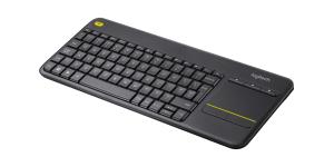 Wireless Touch Keyboard K400 Plus - Black - Qwerty Dutch