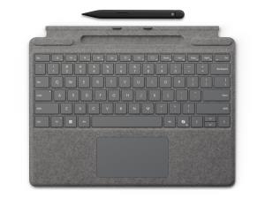 Surface Keyboard Copilot With Slim Pen - Platinum - Qwerty Int'l