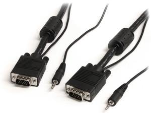 Coax High Resolution Monit Vga Cable With Audio 5m