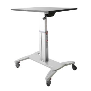 Mobile Sit Stand Workstation With 31.5 Work Surface