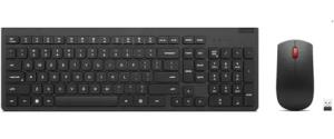 Essential Wireless Combo Keyboard & Mouse Gen2 Black - Qwerty US with Euro symbol