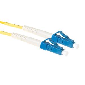 Lc-lc 9/125�m Os2 Simplex Fiber Optic Patch Cable 50cm Yellow