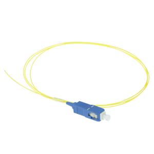 SC 9/125�m OS2 pigtail Yellow