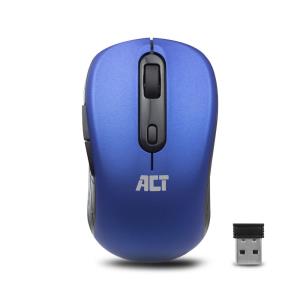 Wireless Mouse USB Nano Receiver 1600 dpi Blue